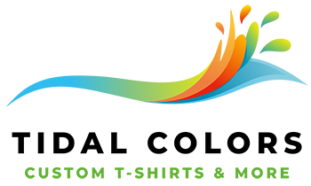 Tidal Colors Custom T Shirt Printing Atlanta logo medium